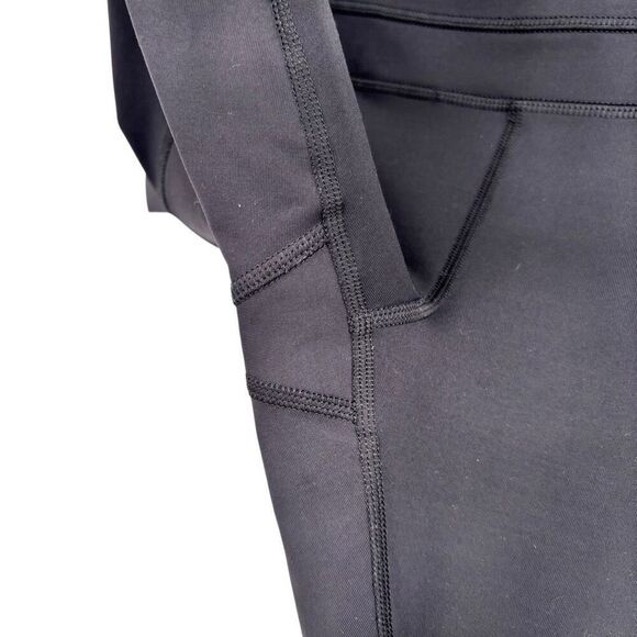 Lululemon Run Inspire Crop Leggings Black/Frond Green Size 6 - Picture 7 of 12